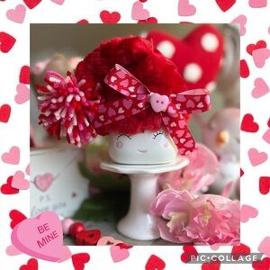 Valentine’s Day Marshmallow Mug Hat, Valentine’s Day Decor, Rae Dunn